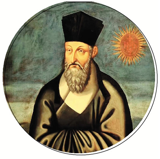 �����]��1552��1610��̖��̩����̖��̩��������������R���������������]�������F���ͥ��1571�����Ү�d����26�q�r�S��������_����ǰ��ӡ�Ȃ��̡��f�vʮһ�꣨1583����;��(j��ng)���T�M��V�|�ؑc�����ɴ�ݚ�D(zhu��n)���������ϲ����Ͼ����ڴ����g�����]����ϵ�y(t��ng)�،W(xu��)��(x��)�Ї����y(t��ng)�Ļ������|���Y(ji��)����һ�����~��ߡ���ٗ����↢��������ʿ��������������������̽��x����B������Ȼ�ƌW(xu��)֪�R���f�v��ʮ���꣨1601���������]�뾩�PҊ���õ��f�v�ʵ��p�R�������S���ӱ����������]���A28�������g����׫�˴��������������硶������䛡����׺�ԭ��������ݛ�f��ȫ�D����ͬ����ָ�������������������Ї����̵������_���ߣ�Ҳ�ǘO����M�˖|�����Ļ������ĿƌW(xu��)����